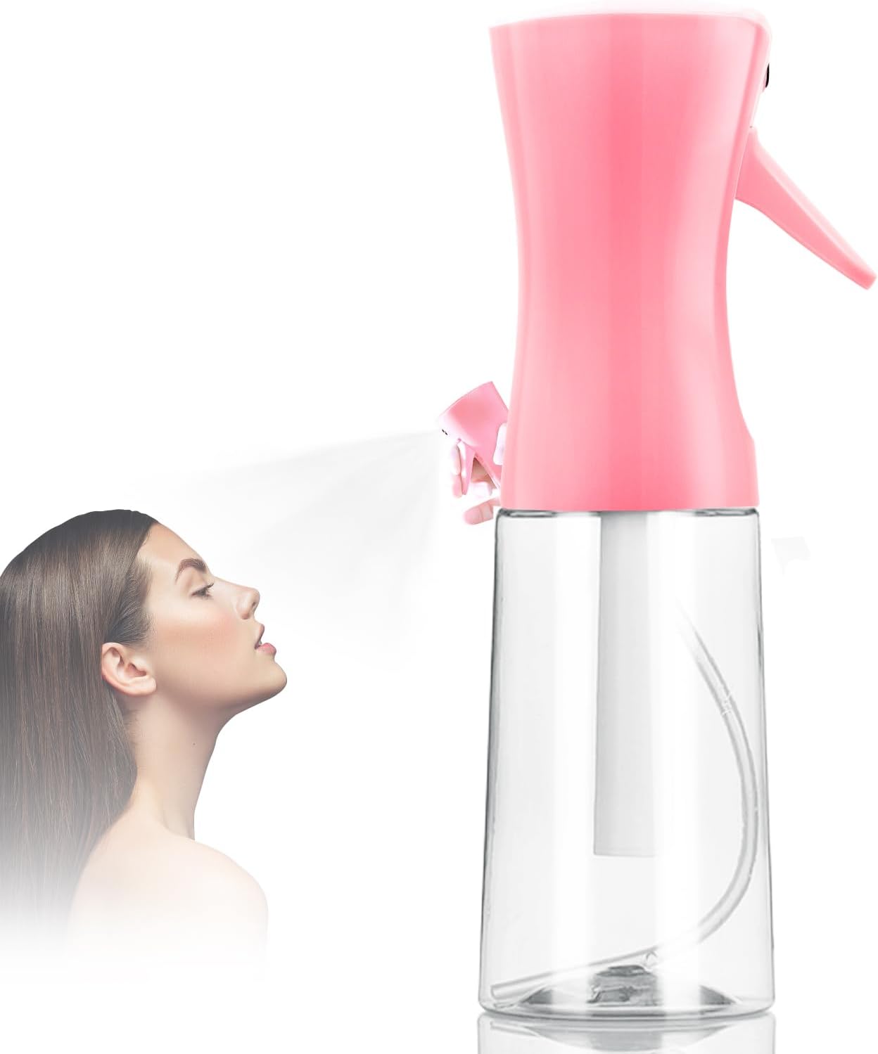Sprühflasche – 1 Stück – Bpa-freies Pet – Feiner, Kontinuierlicher Sprühnebel – Für Haare, Pflanzen Und Haustiere – 200 Ml, Transparent