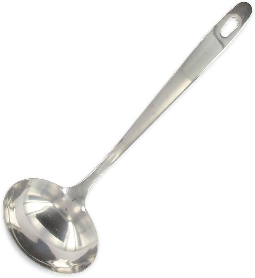 Küchenkelle – 1 Stück – Edelstahl – Suppen- Und Soßenkelle – Silber – 28 Cm