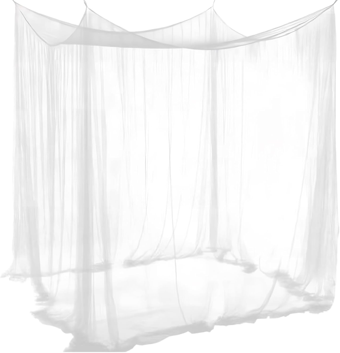 Moskitonetz Fürs Bett – 1 Stück – Polyester – Insektenschutz – Für Drinnen Und Draußen, Camping – Weiß, 220 X 200 X 200 Cm