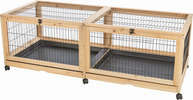 Trixie Innenlaufstall Aus Holz Und Metall, Funktionelles Design