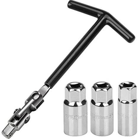 4-teiliger Satz Zündkerzenschlüssel 16/18/21 Mm – Universell Für Auto Und Motorrad – Zündkerzenextraktor