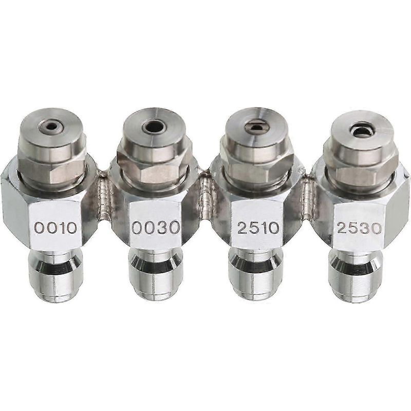Buse De Nettoyeur Haute Pression, Ensemble De Buses Aval Avec Porte-embouts À 4 Voies Pour Un Nettoyage En Douceur, Raccord Rapide 1/4 Pouce Compatible Avec Diverses Marques