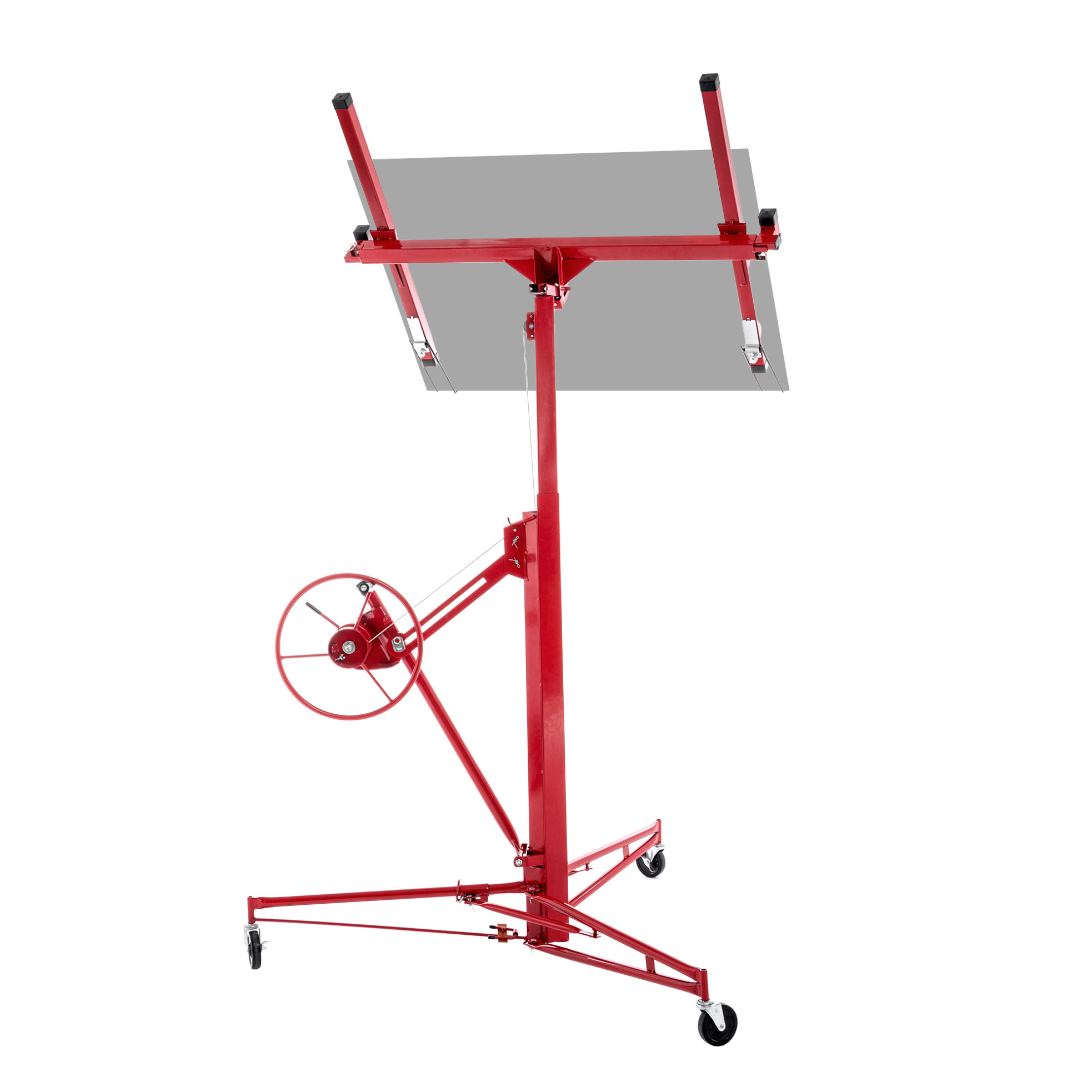 Plattenheber Für Gipsplatten, 68 Kg, Arbeitshöhe 140–350 Cm, Neigbar, Okmyhome