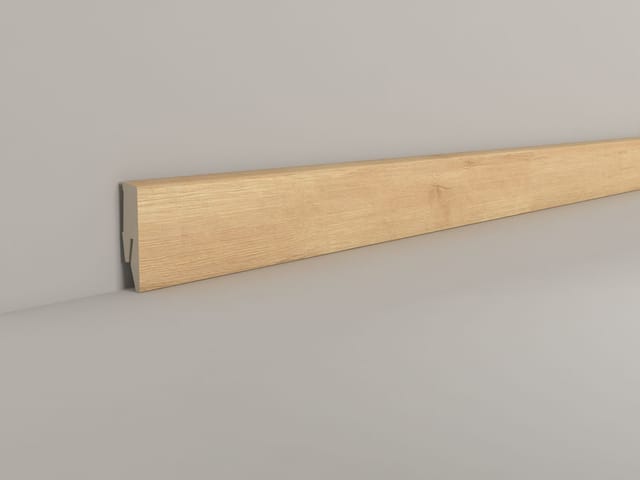 Classen - Clip-fußleiste 240 Cm 58 X 19 Mm Reclaimed Oak Sand Sockelleiste