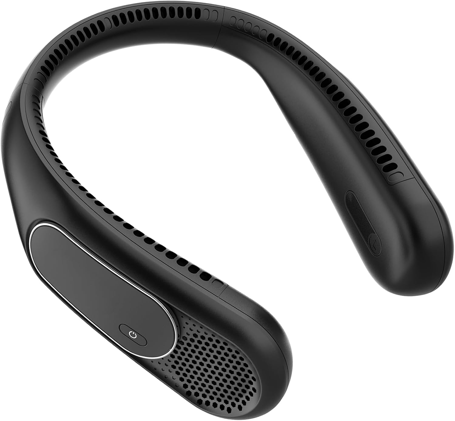 Klingenloser Nackenventilator – 1 Stück – Silikon – 4 Geschwindigkeitsstufen – Usb-c-aufladbar – Ideal Für Reisen, Büro Und Outdoor-aktivitäten – 6000 Mah