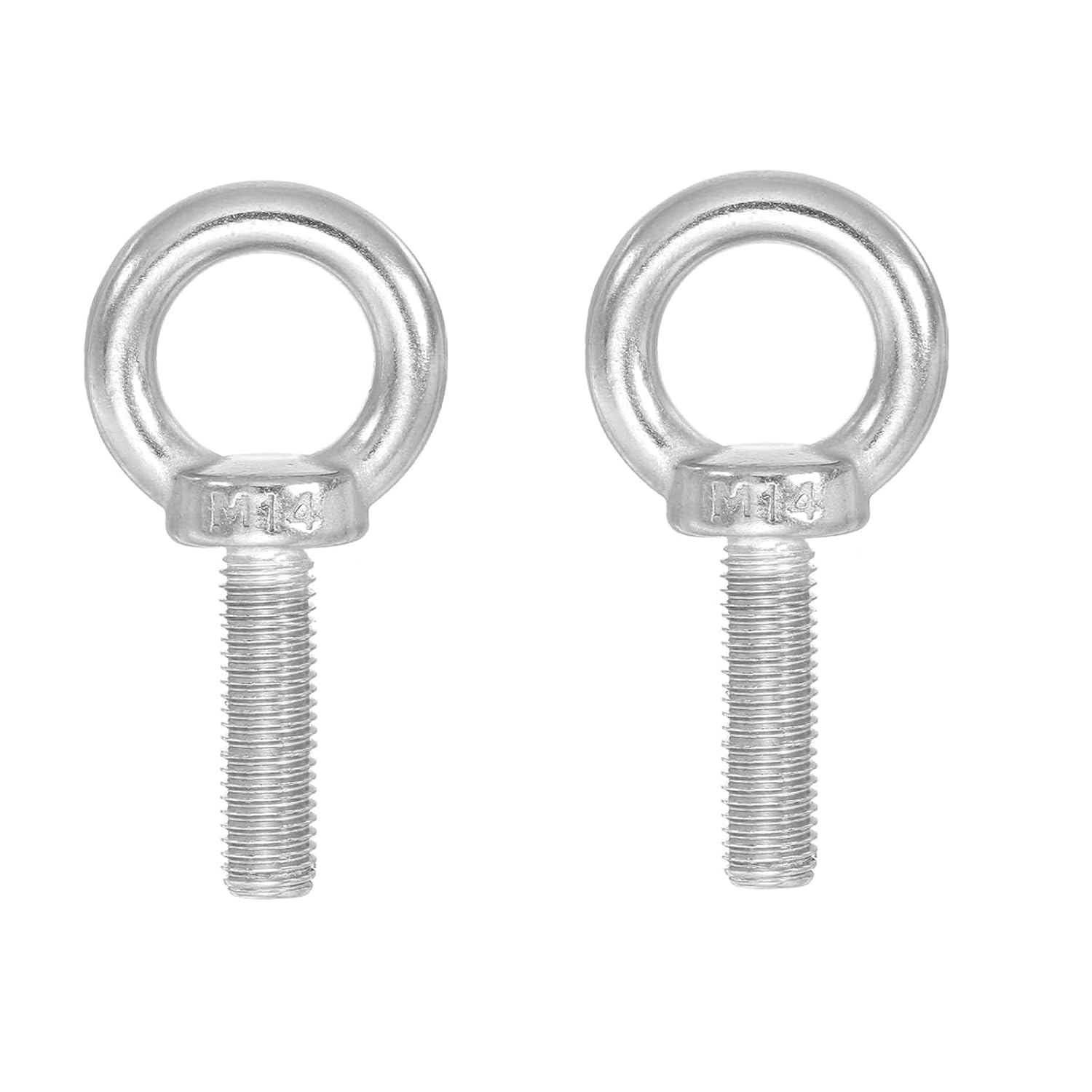 M14x50 Augenschraube – 2er-pack – Edelstahl 304 – Hochleistungs-hebeschraube – Für Aufhängung Und Heimwerkerprojekte