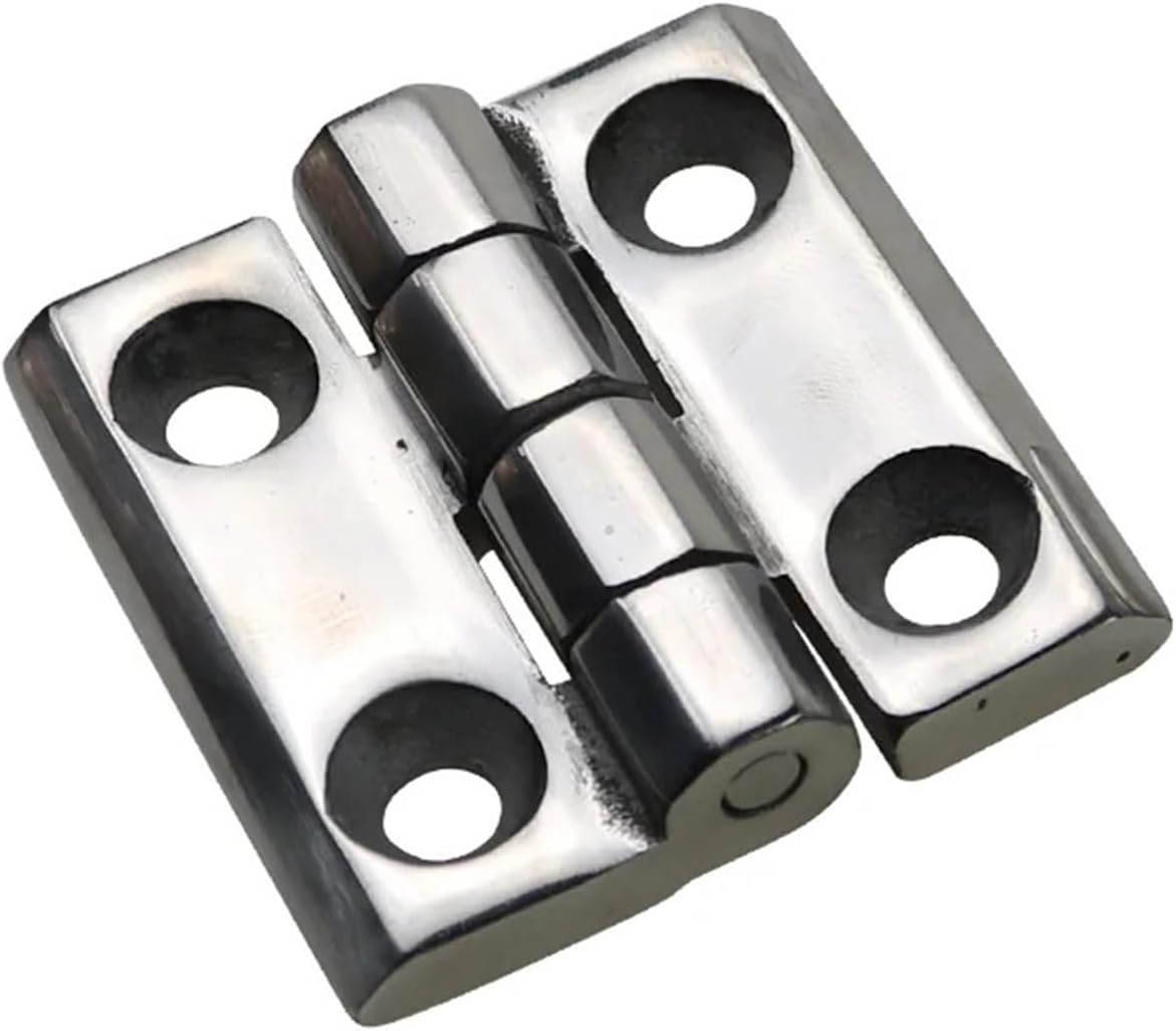 Vierkantscharnier – 1 Stück – Edelstahl – 40 X 40 Mm – Für Drehtüren – Mit Schrauben