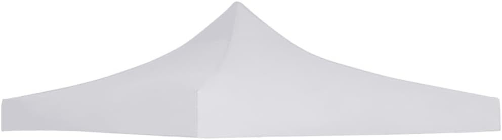 3x3m Zeltdach - Weiß - Oxford-pvc - Uv- Und Witterungsbeständig - Für Gartenzelte