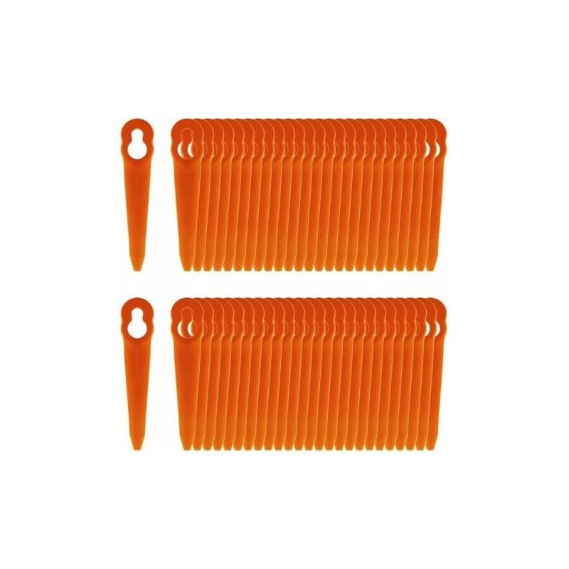 Alliandislot De 100 Lames De Rechange En Plastique 90mm – Compatibles Stihl Polycut 2-2, 3-2, Fsa 45, 57 – Performances Optimales Pour Débroussailleuse Swift 40v