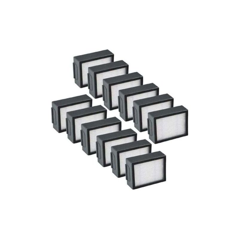 Alliandis12-pack Replacement Filter Parts Compatible With Irobot Roomba E, I, J Series I1 I1+ I3 I3+ I4 I5 I5+i6 I6+ I7 I7+ I8 I8+ E5 E6 E7 J7 Robot Vacuum Cleaner Accessories 12 Filters