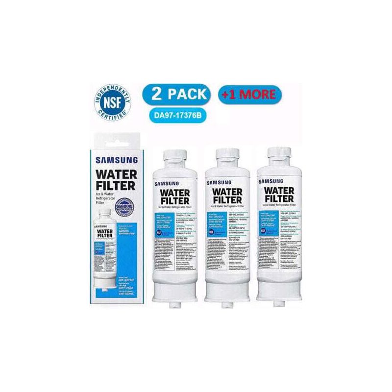 Lot De 3 Filtres À Eau Samsung Haf-qin Certifiés Nsf - Rechange Pour Da97-08006c Et Da97-17376b