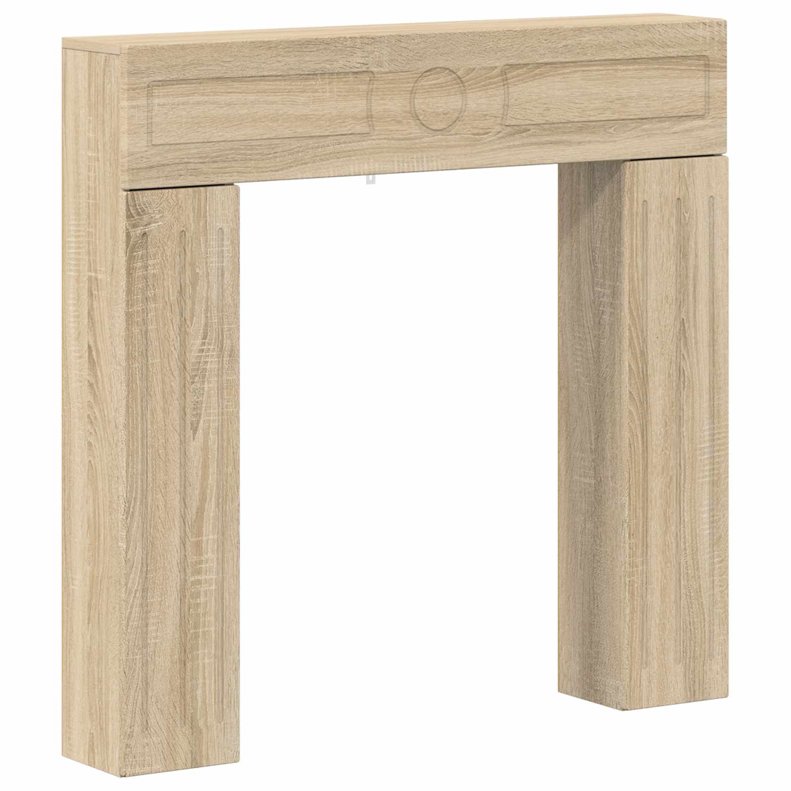Vidaxl Fireplace Surround Sonoma Oak 102 X 18 X 100.5 Cm