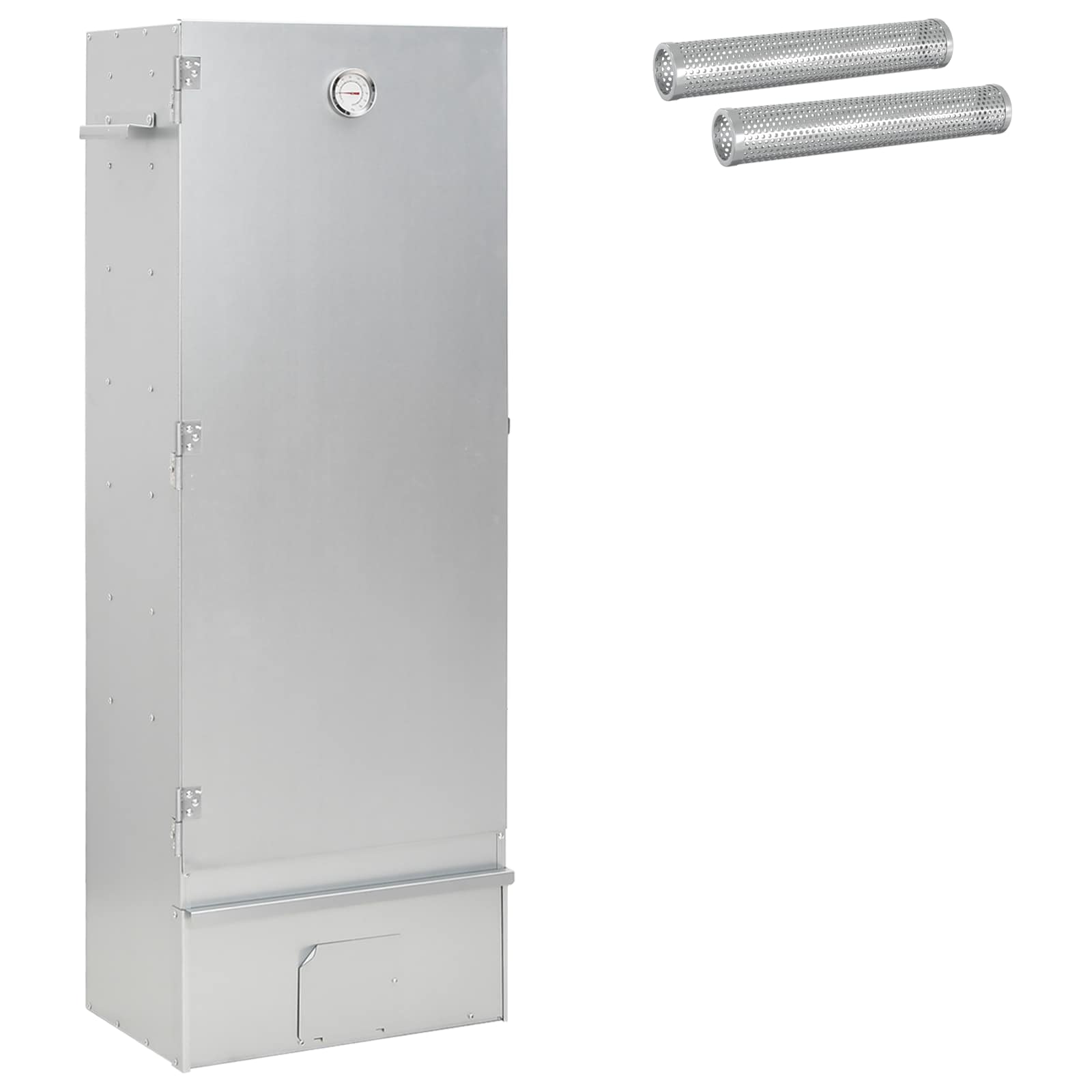 Vidaxl Smoker Oven 3 Pcs 44.5 X 29 X 110 Cm Galvanised Steel Silver