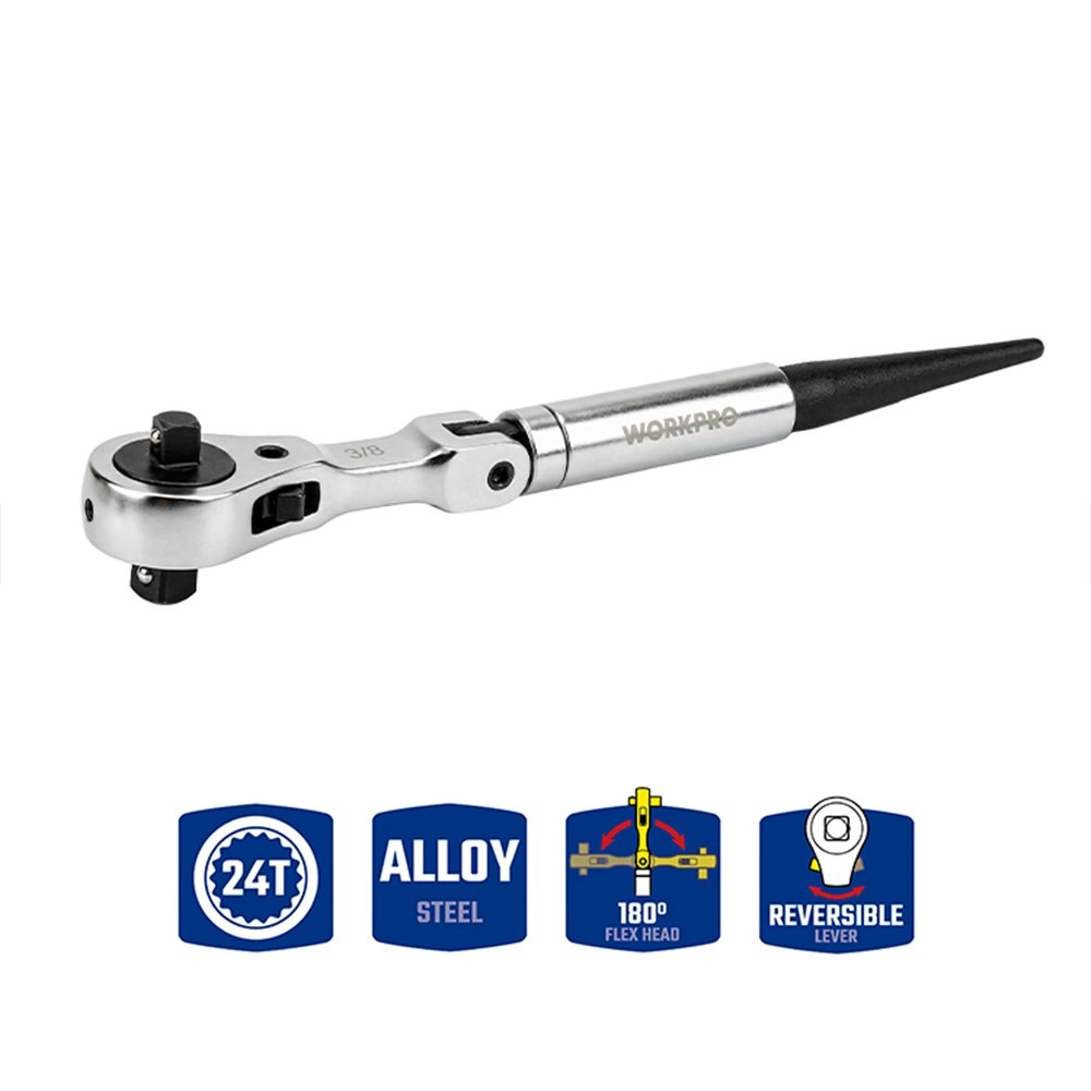 Drehstirnrad 2-in-1 Umkehrbar 1/2-3/8 Zoll 24 Zähne Stahl