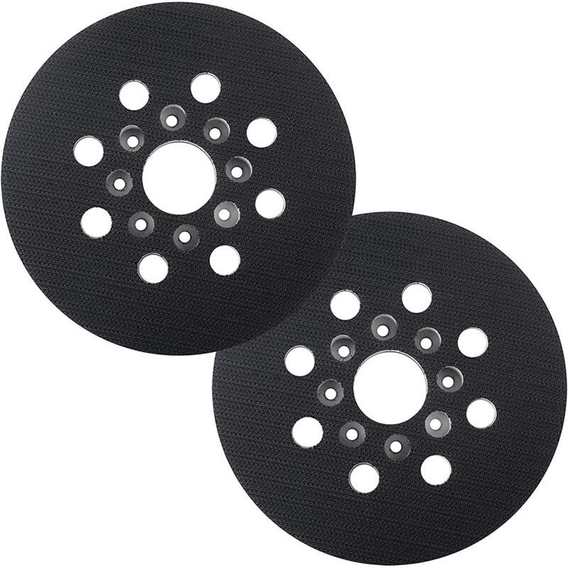 Plateau De Ponçage 125 Mm – 8 Trous Pour Aspiration Poussière – Compatible Avec Bosch Ros10, Ros20vs, Ros20vsk – Caoutchouc Haute Qualité