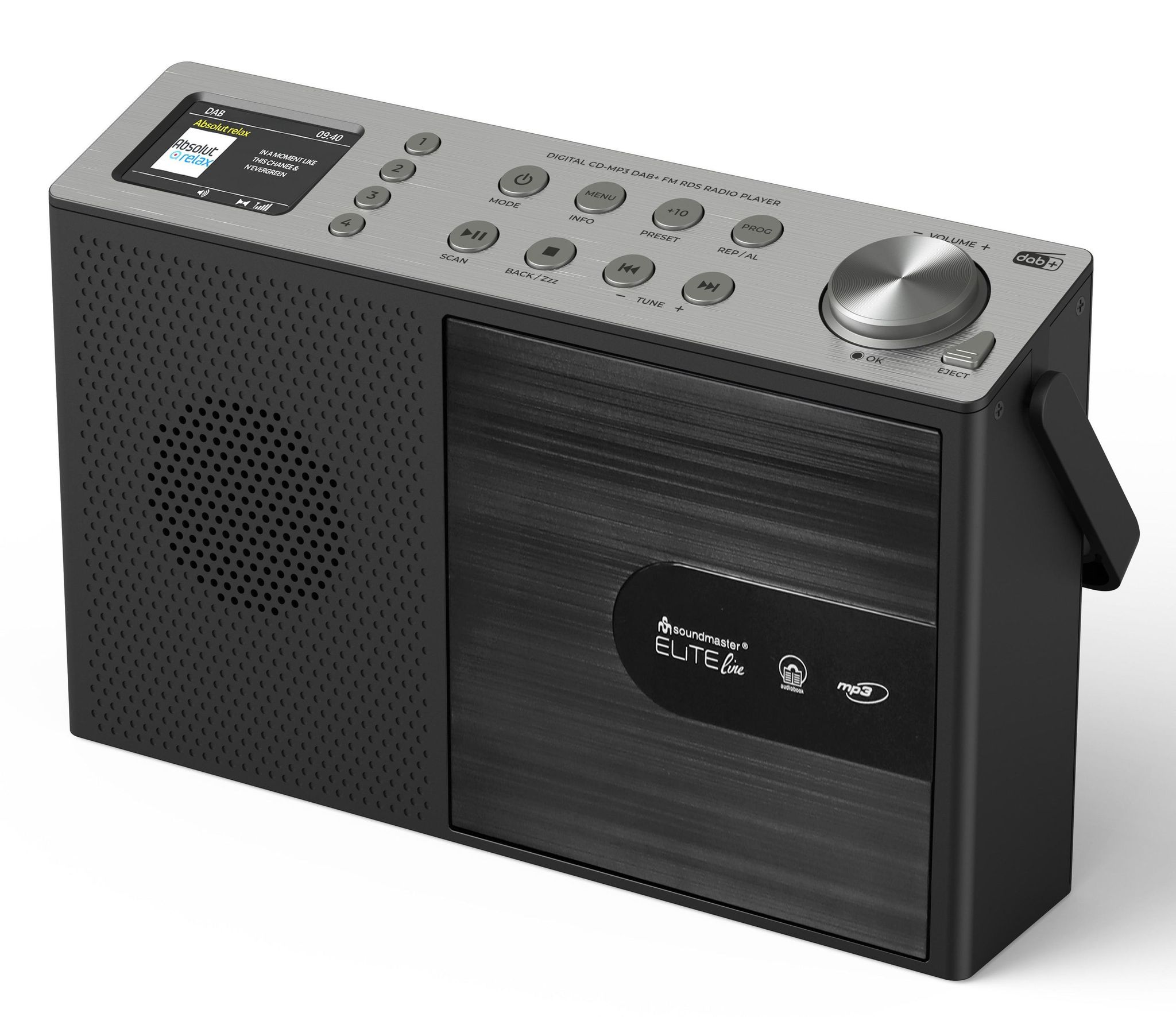 Soundmaster Rcd1190sw Dab+ Radio Cd-player, Bluetooth, Usb