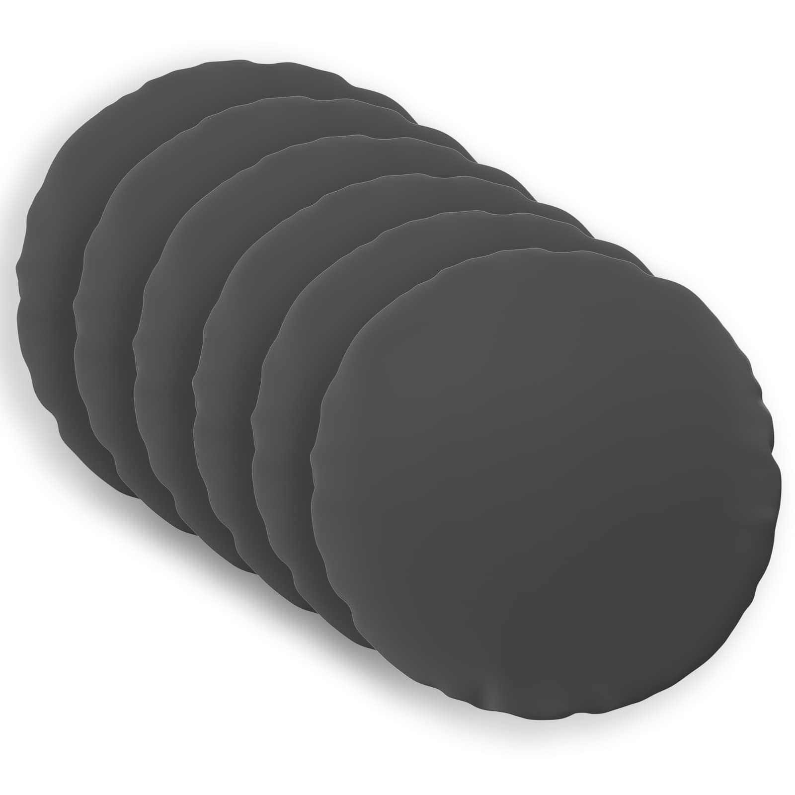 Vidaxl Cushion With Pillow Heerlen 6 Pcs Anthracite Polyester