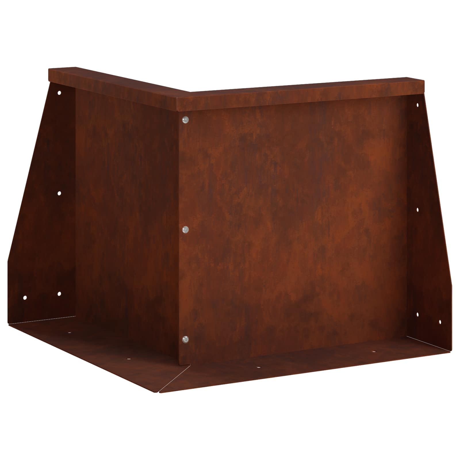 Vidaxl Retaining Wall 50 X 50 X 50 Cm Weathering Steel Rusty
