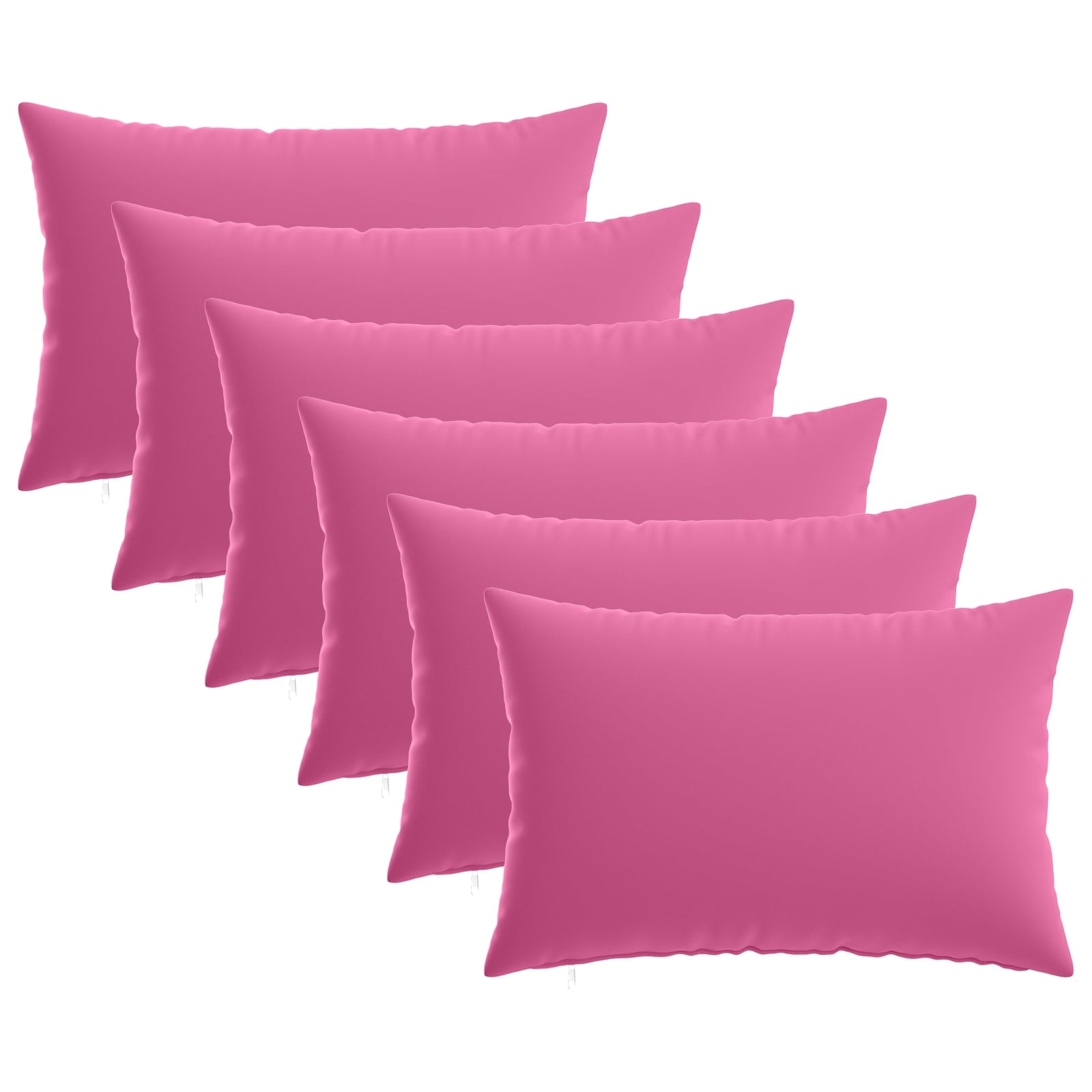 Vidaxl Cushion With Pillow Heerlen 6 Pcs Pink Polyester