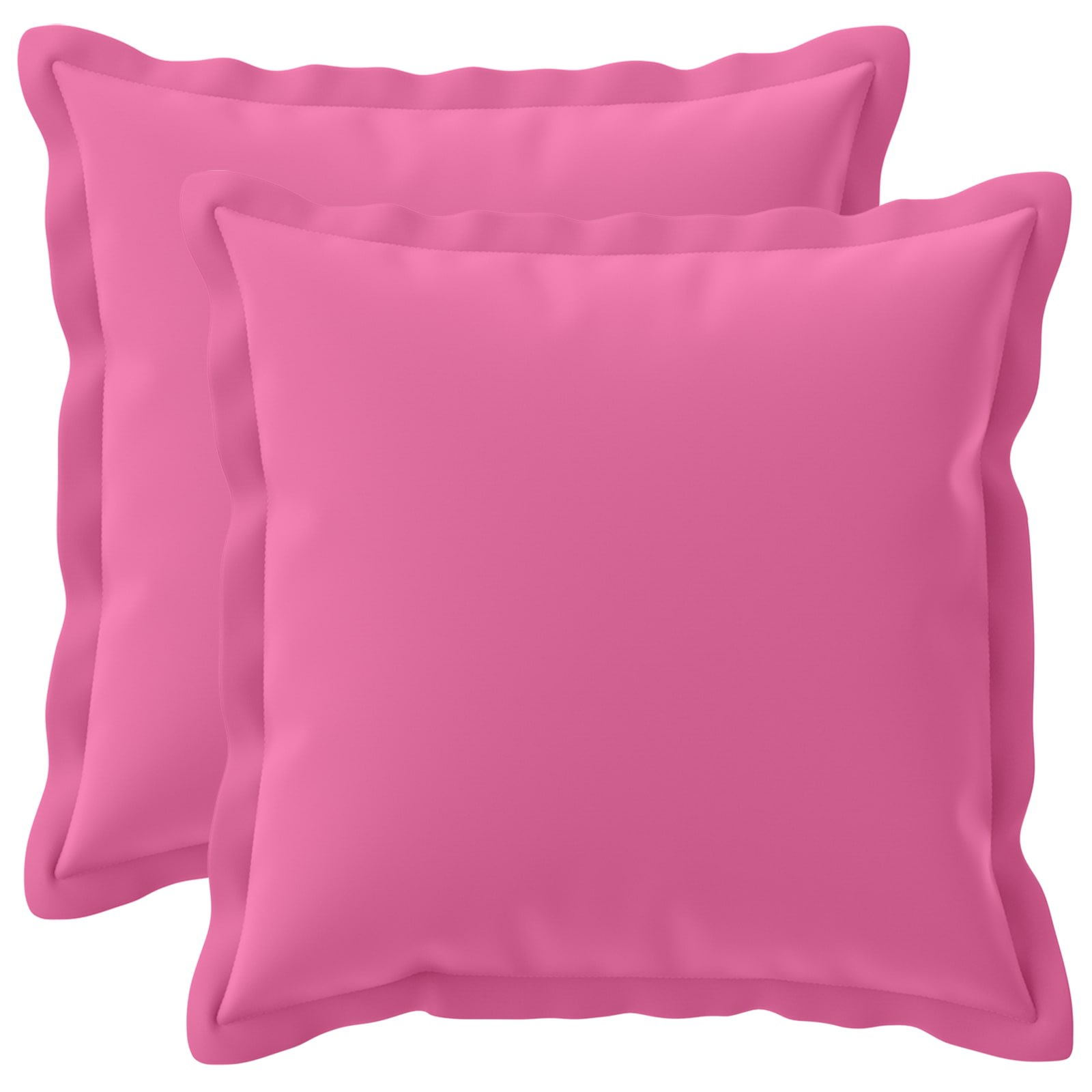 Vidaxl Cushion With Pillow Houten 2 Pcs Pink Polyester