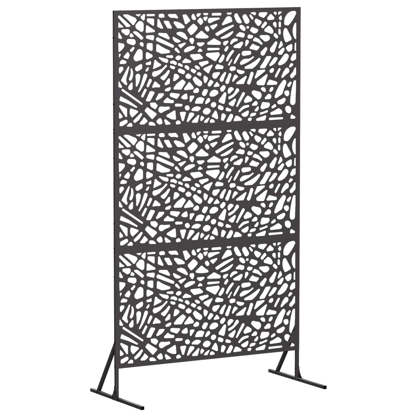 Vidaxl Privacy Screen 100 X 50 X 180 Cm Steel Black