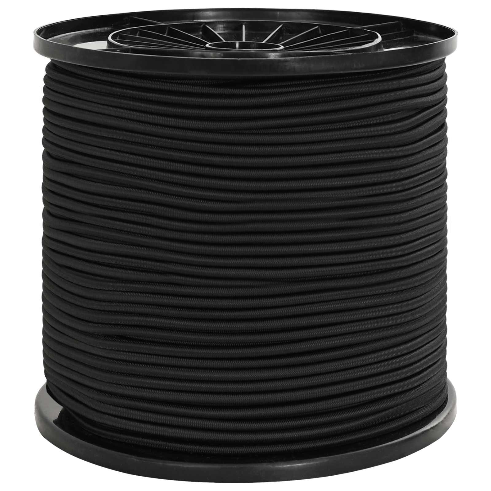 Vidaxl Bungee Cords 4 Mm Black Pp And Rubber