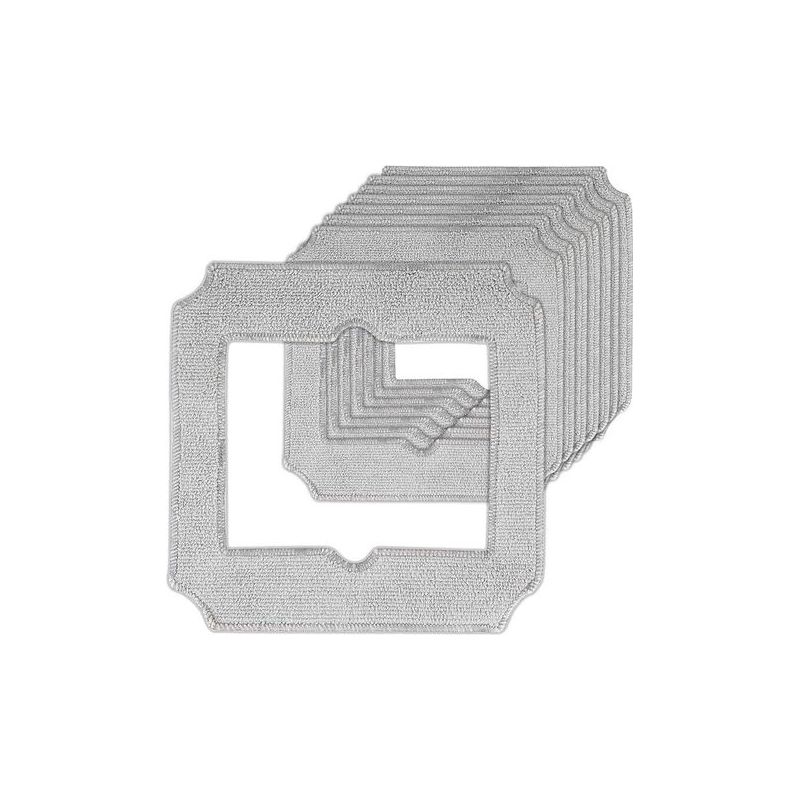 Lot De 8 Serpillère Rechange Pour Ecovacs Winbot Mini Robot De Nettoyage De Vitres, Microfibre Lingette De Nettoyage, Réutilisable Et Lavable