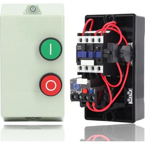 Einphasiger Wasserdichter Magnetschalter 220 V Le1d09m7 – Abs Ip55 Elektromotorstarter 7–10 A 2,2 Kw 4 Kw 380/400 V