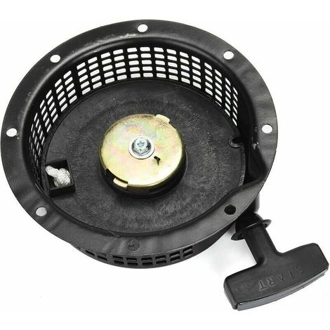 Rückholstarter Für Robin Subaru Ey28-motor – Kompatibel Mit Generatoren – Schwarzer Kunststoff – Ergonomischer Griff – 1 Stück