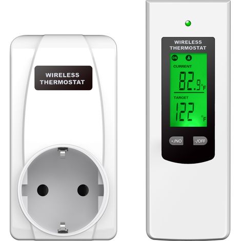 Thermostatventil Mit Fernbedienung, 3680w, 16v, Weiß