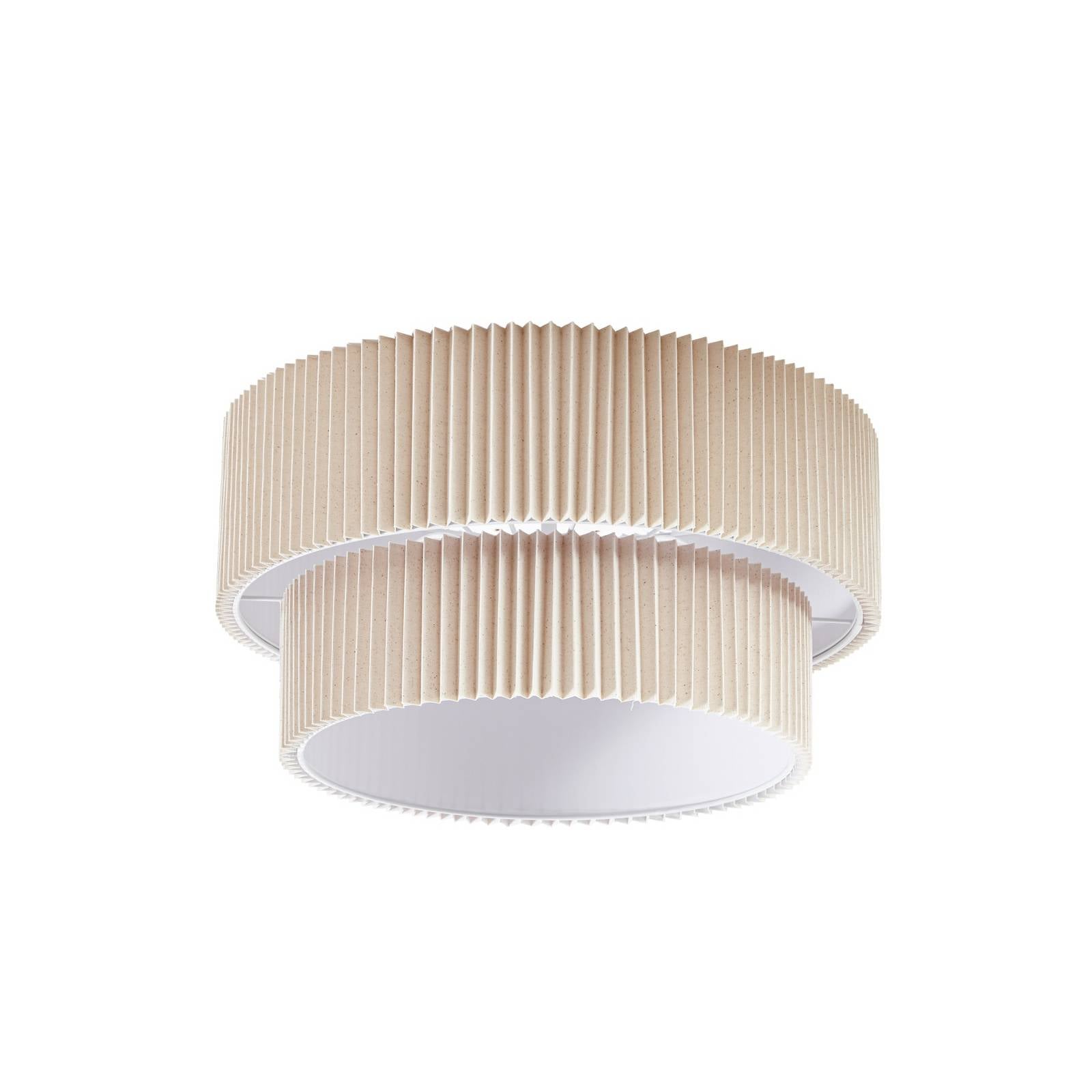 Deckenlampe "tazia" Aus Textil Für Wohnzimmer & Esszimmer Von Lindby
