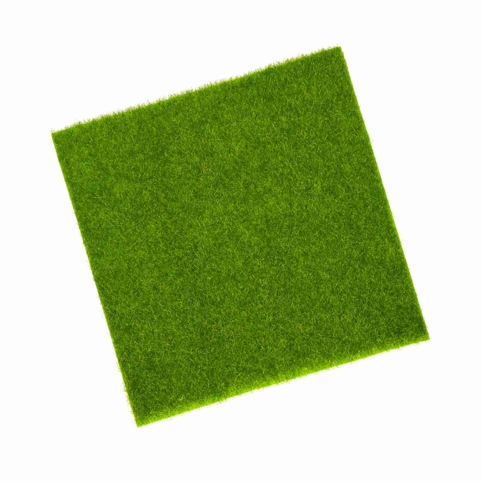 Miniatur-gartenornament Aus Kunstharz, Diy-topf, Künstliches Plastikgras (15 X 15 Cm)