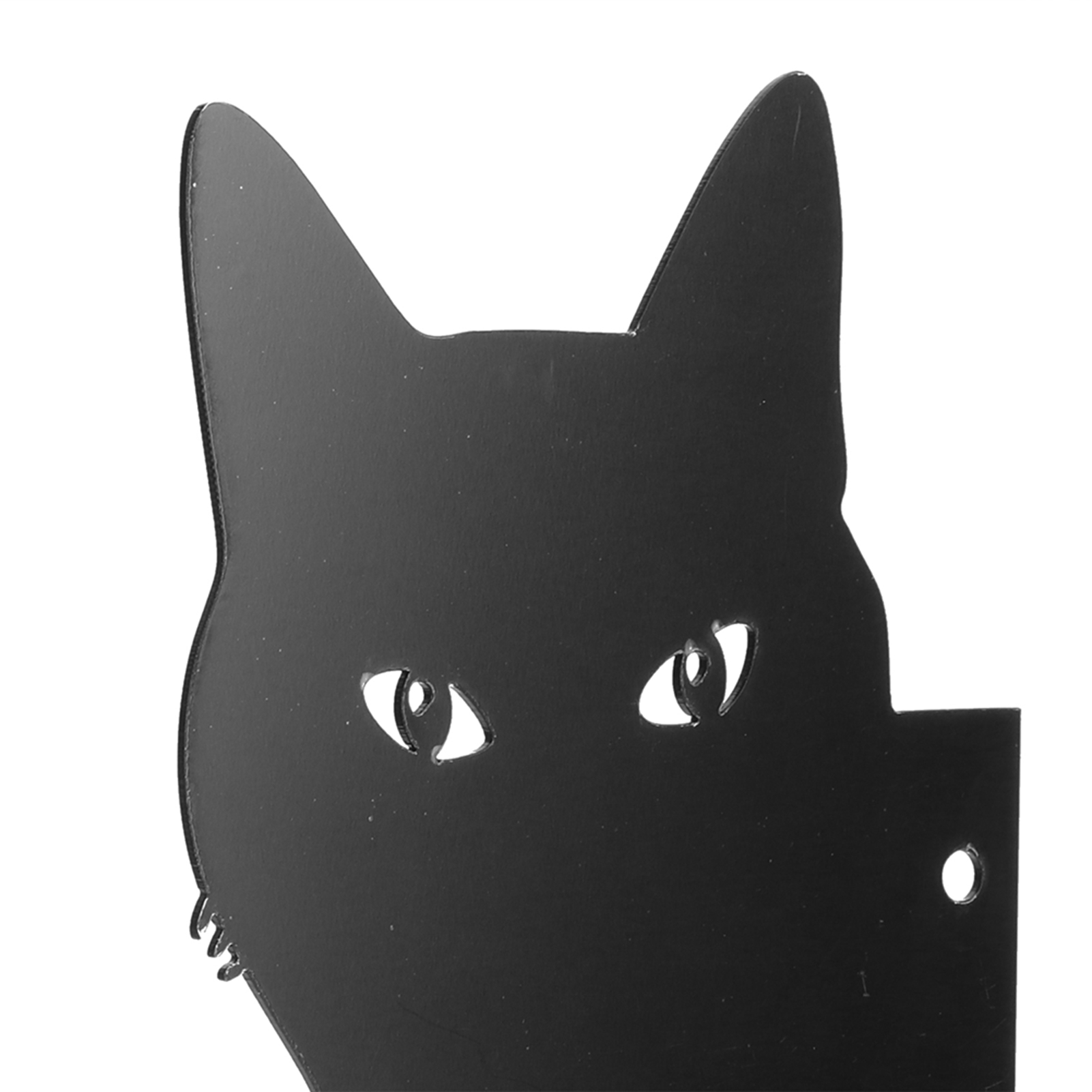 Realistische Katzenstatue Aus Acryl, Außendekoration Für Garten Oder Terrasse, Schädlingsbekämpfung, Schwarz