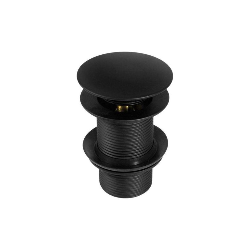 Ablaufventil Pop-up-ventil, Kein Überlauf, Mattschwarz, B/h/t 6,8/7,5/4,2 Cm