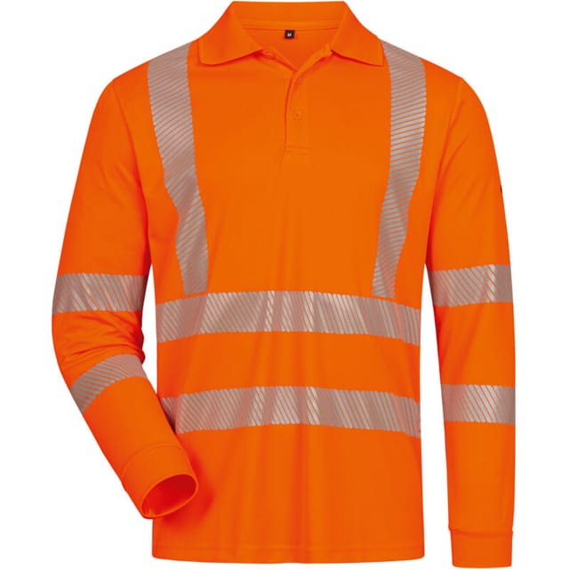 Harlingen Uv- Und Warnschutz-langarm-polo-shirt Größe 2xl(62/64)