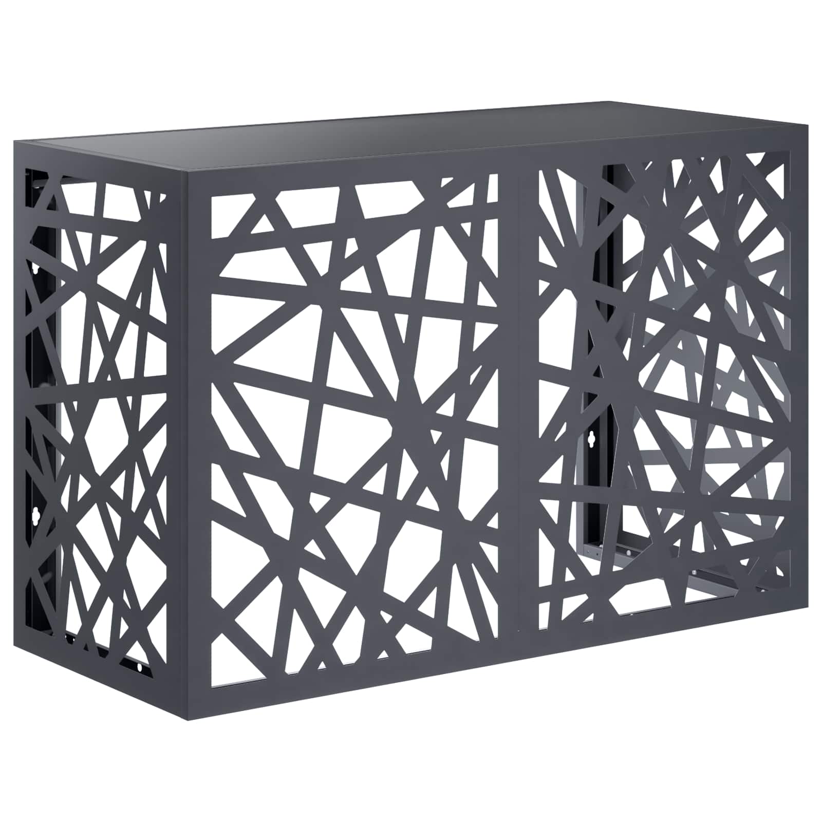 Vidaxl Air Conditioner Cover Anthracite 90 X 40 X 60 Cm Steel