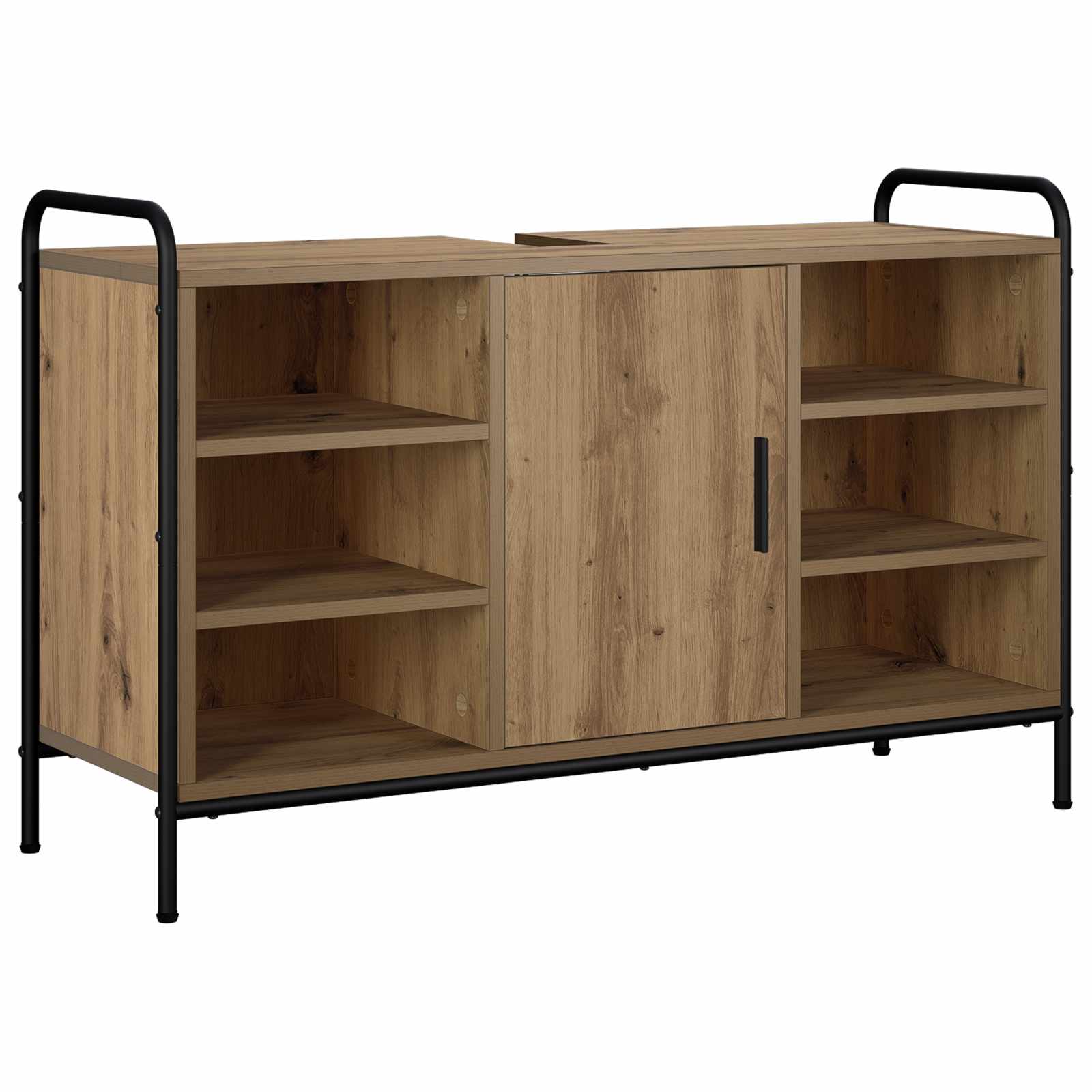 Vidaxl Bathroom Cabinet Artisan Oak 95 X 34 X 61 Cm Engineered Wood
