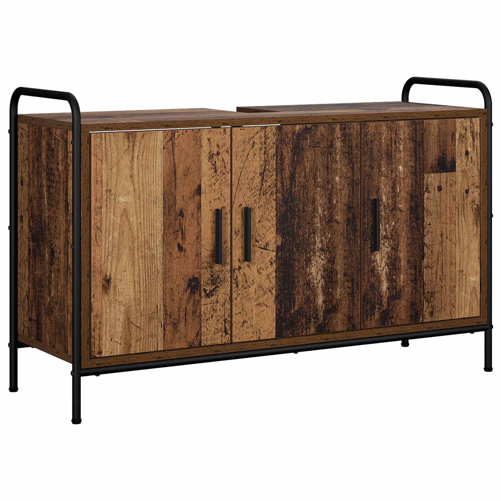 Vidaxl Bathroom Cabinet Old Wood 95 X 34 X 61 Cm Engineered Wood