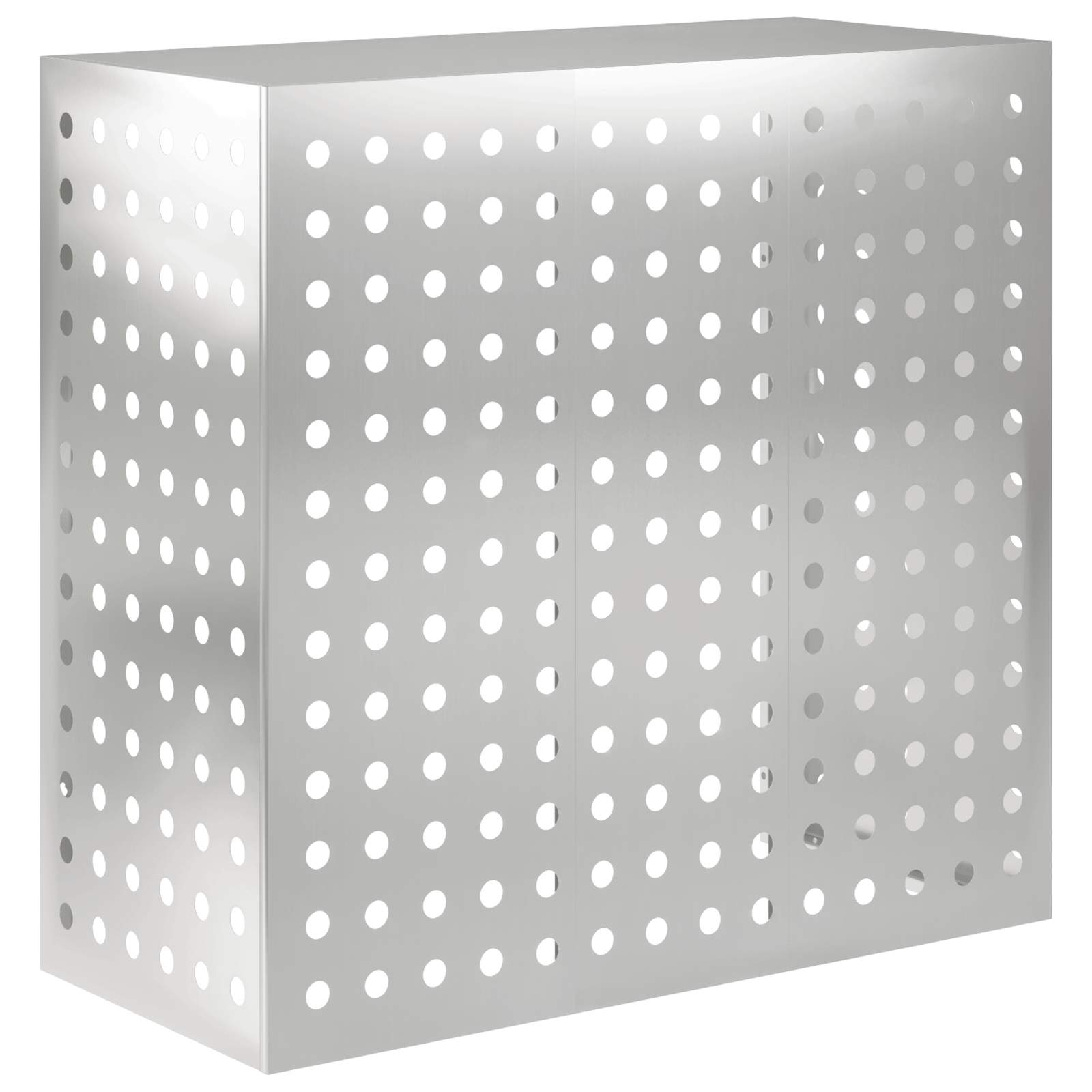Vidaxl Air Conditioner Cover Silver 110 X 50 X 105 Cm Galvanised Steel
