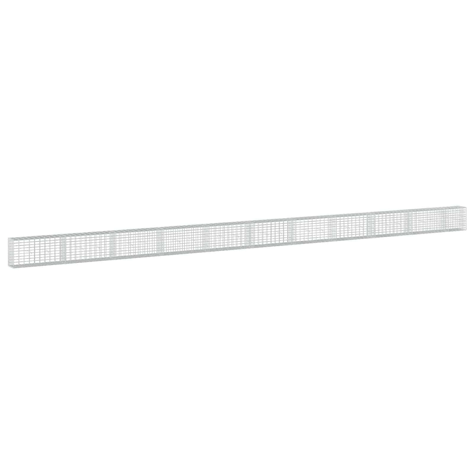 Gabione Mit 3,5 Mm Draht Und 5x10 Cm Maschen 1050x30x50 Cm Vidaxl