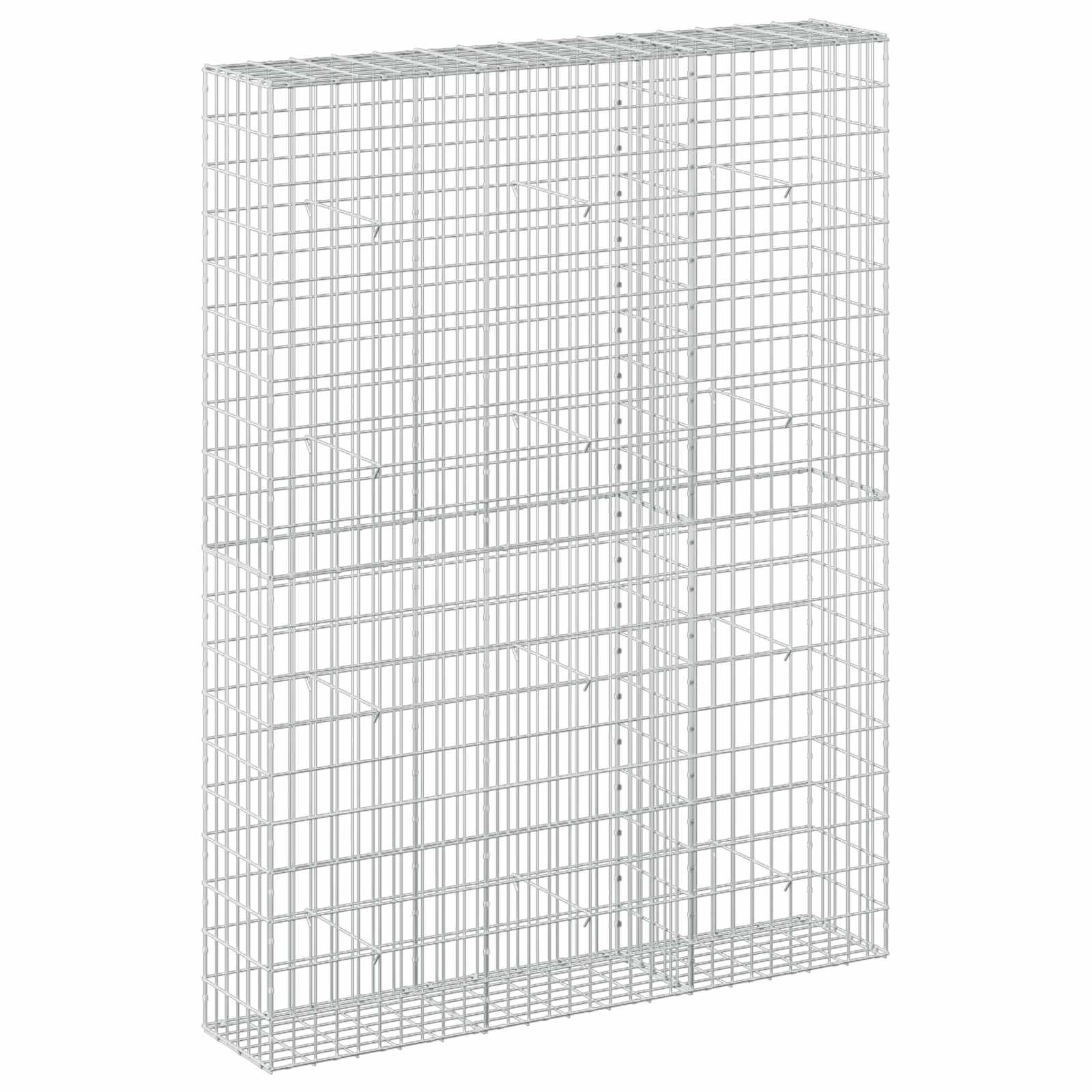 Gabione Mit 3,5 Mm Draht Und 5x10 Cm Maschen 150x30x200 Cm Vidaxl