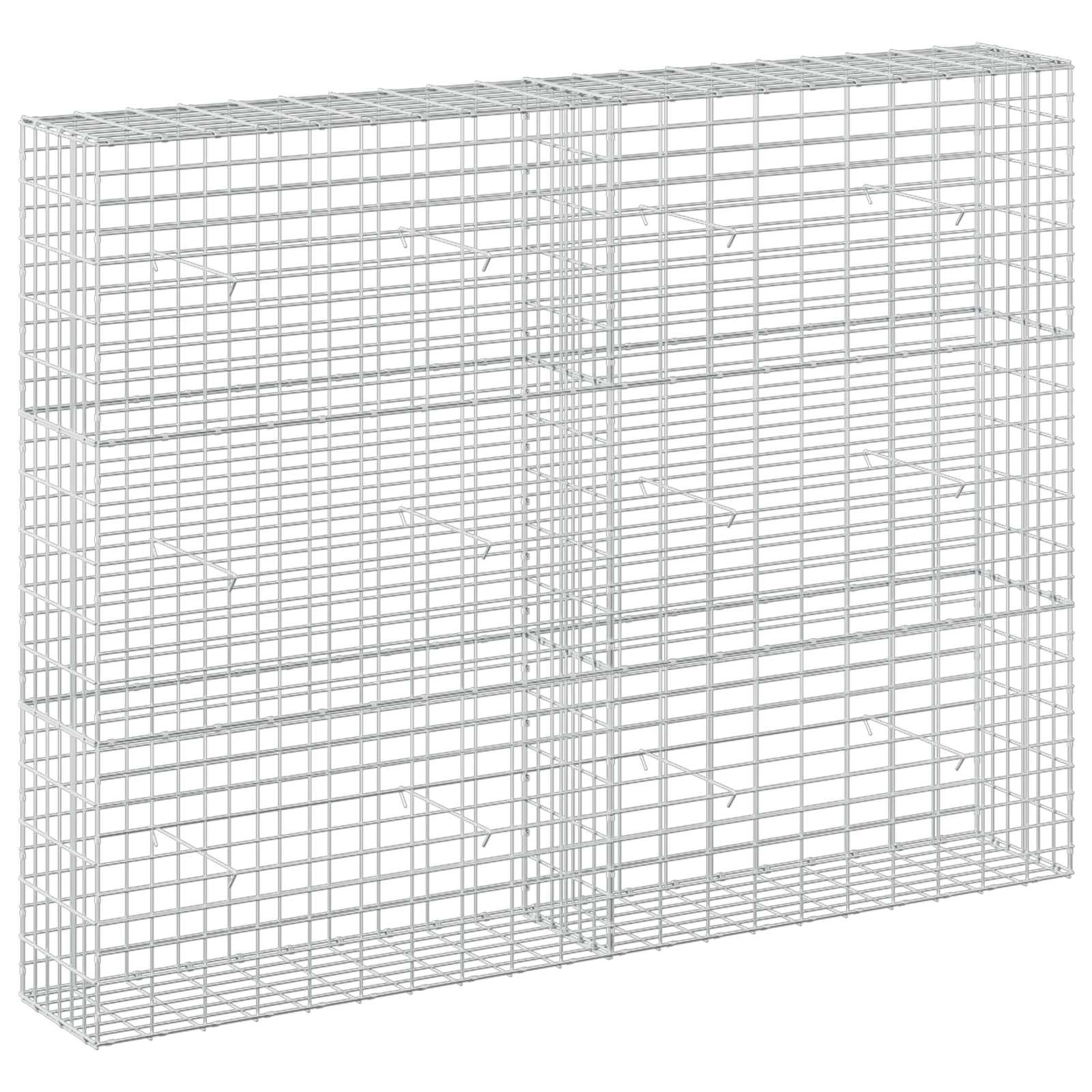 Gabione Mit 3,5 Mm Draht Und 5x10 Cm Maschen 200x30x150 Cm Vidaxl