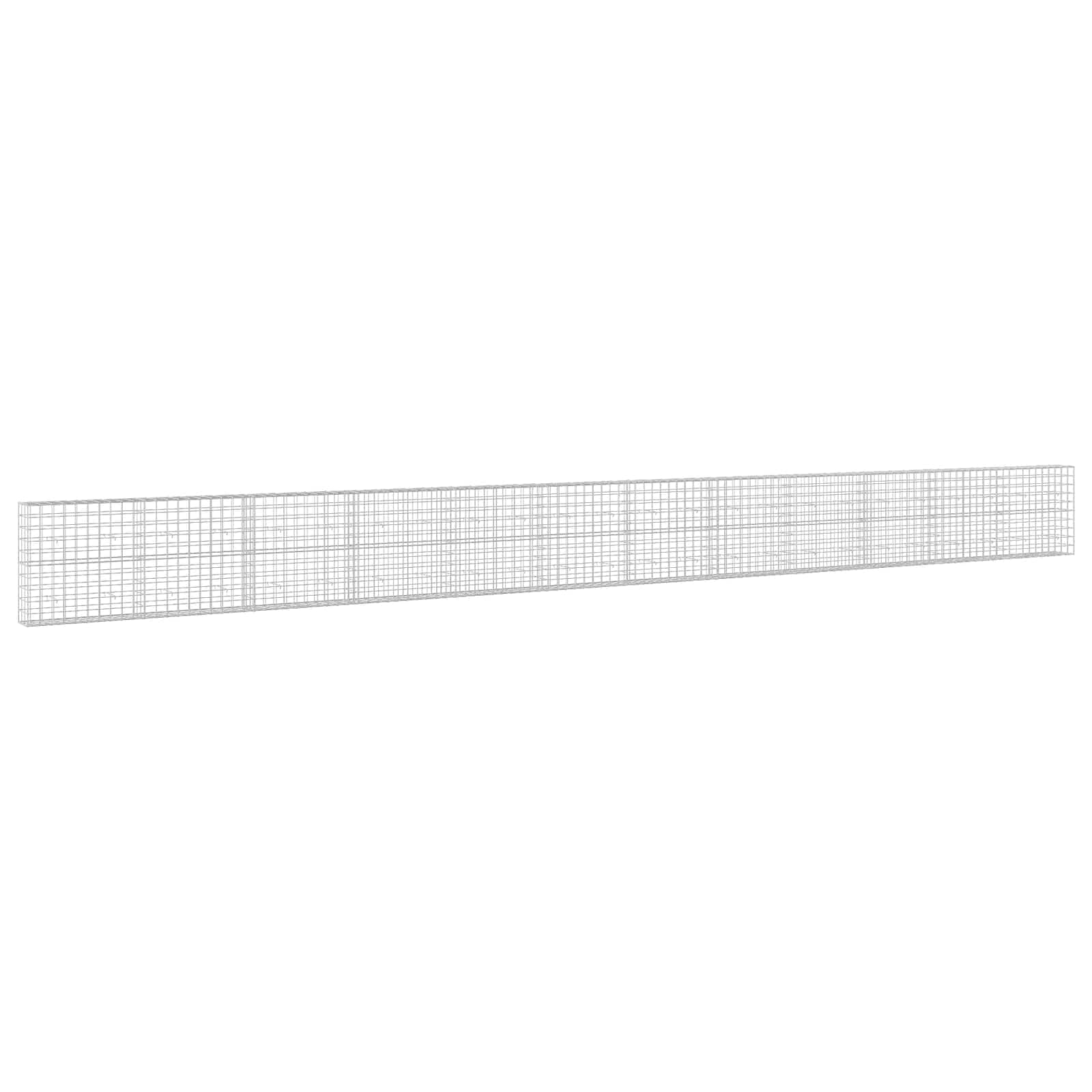 Gabione Mit 3,5 Mm Draht Und 10x10 Cm Maschen 1200x30x100 Cm Vidaxl