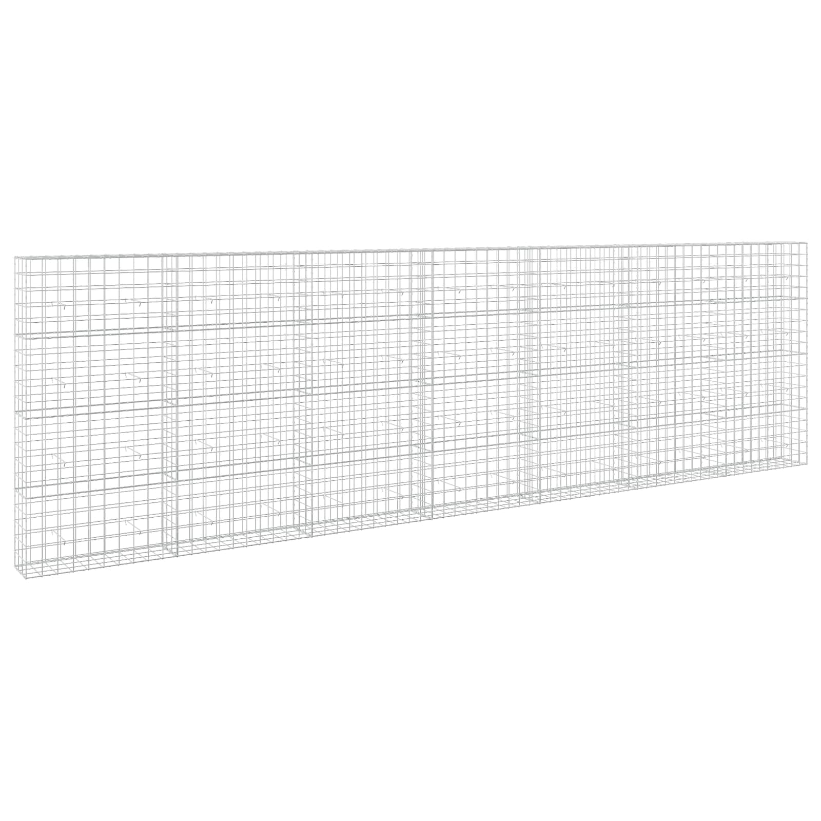 Gabione Mit 3,5 Mm Draht Und 10x10 Cm Maschen 700x30x200 Cm Vidaxl