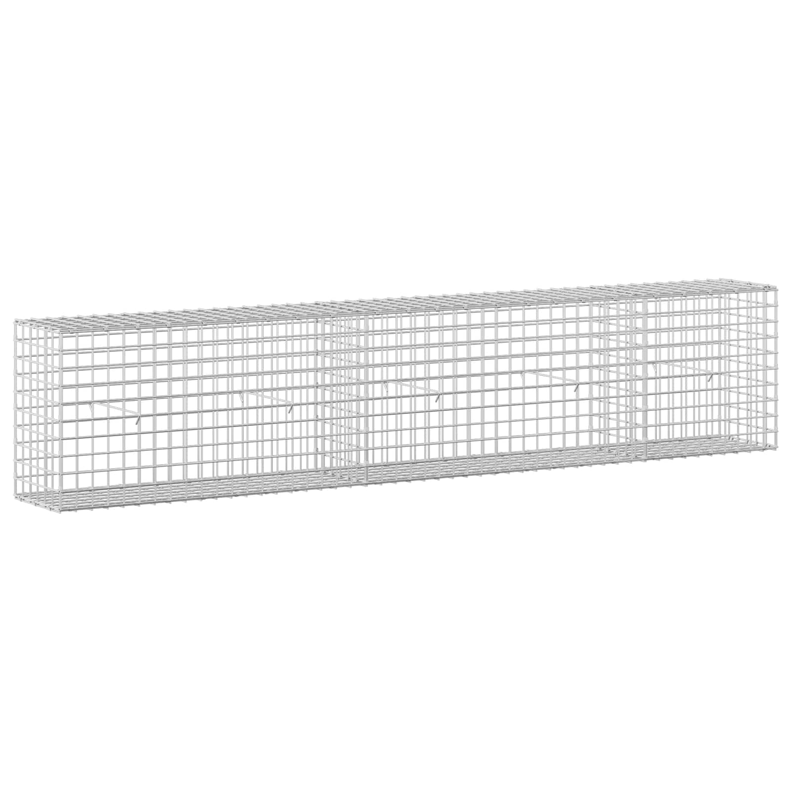 Gabione Mit 3,5 Mm Draht Und 5x5 Cm Maschen 250x30x50 Cm Vidaxl