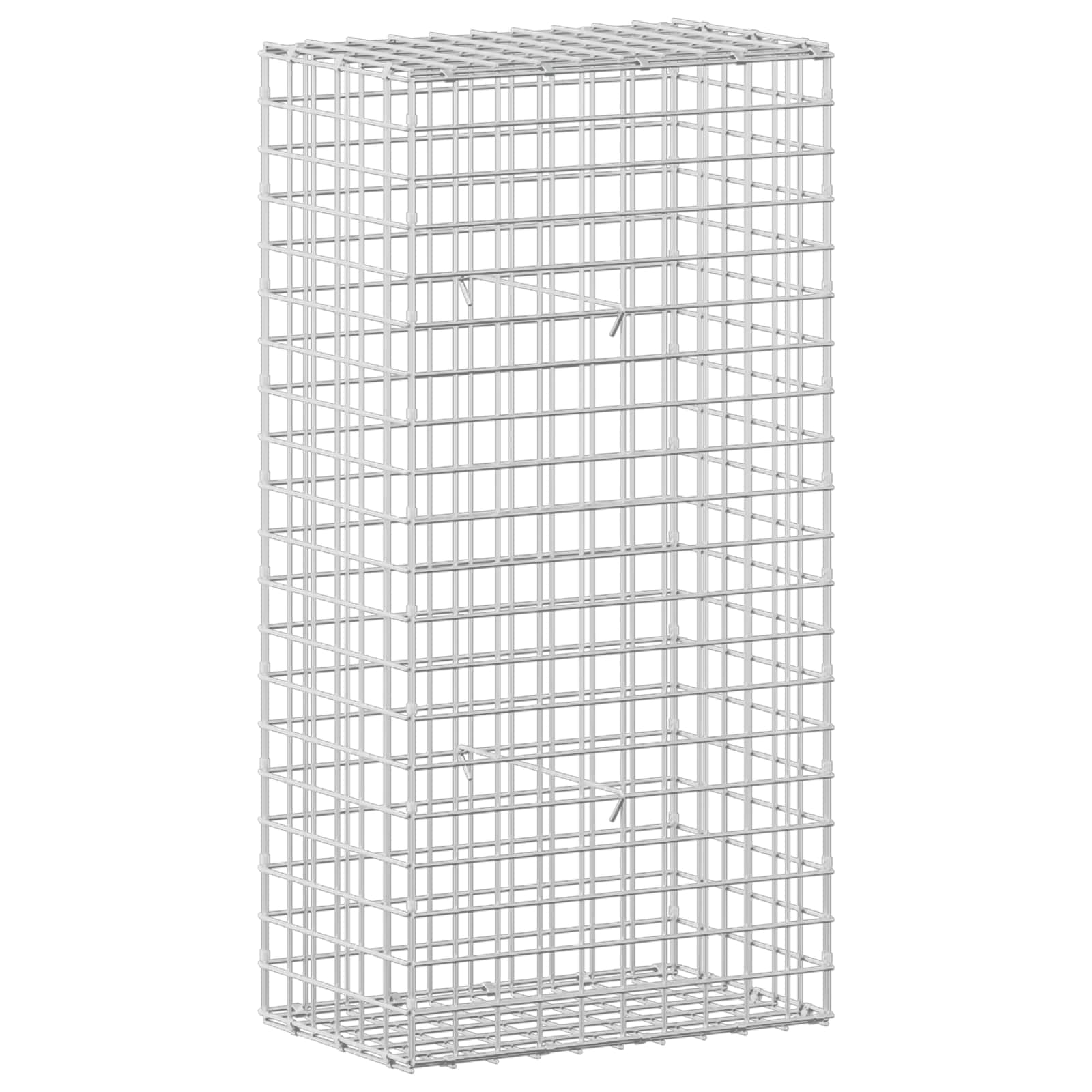 Gabione Mit 3,5 Mm Draht Und 5x5 Cm Maschen 50x30x100 Cm Vidaxl