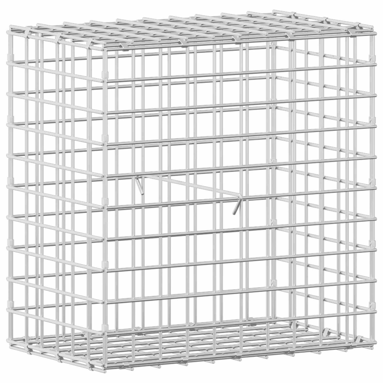 Gabione Mit 3,5 Mm Draht Und 5x5 Cm Maschen 50x30x50 Cm Vidaxl