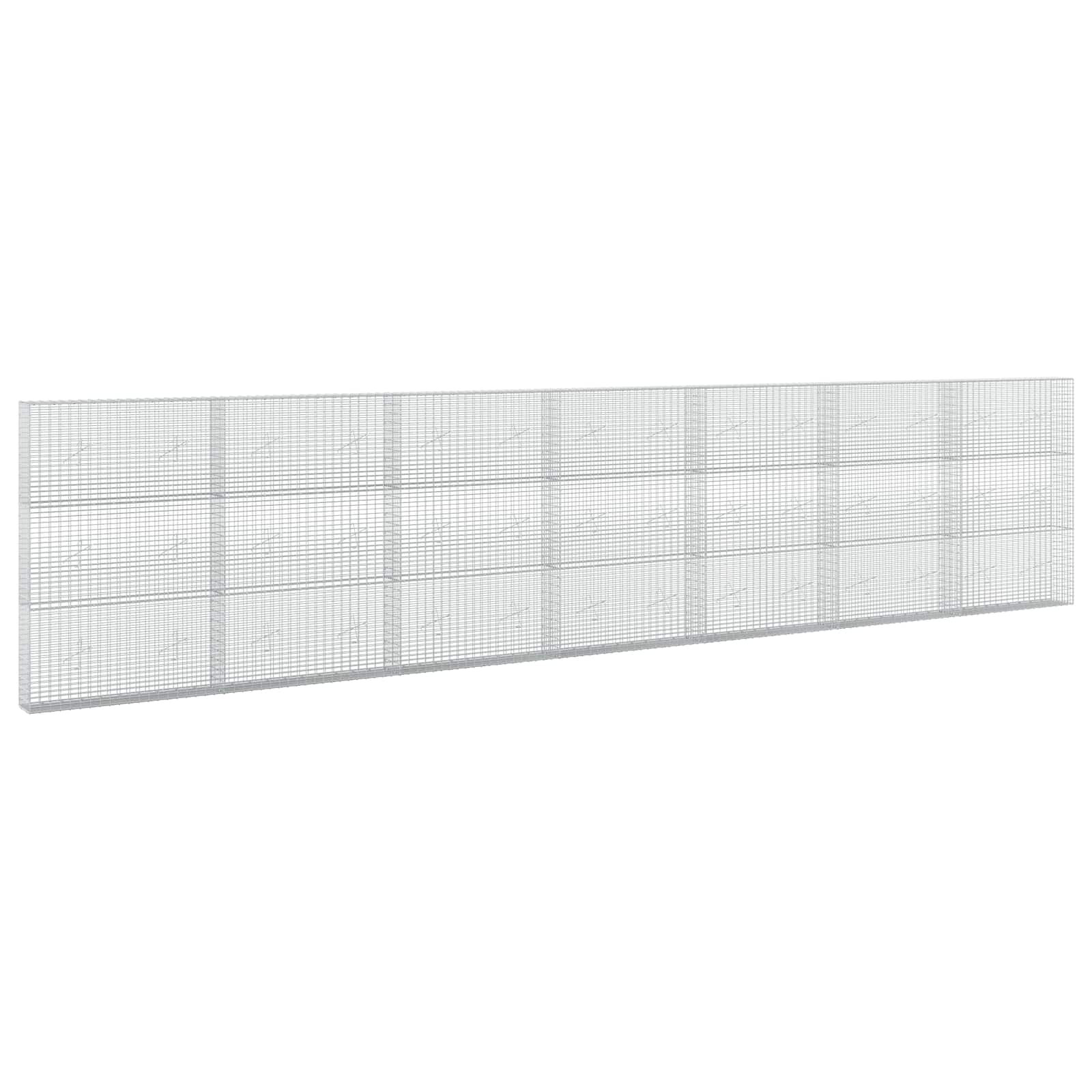 Gabione Mit 3,5 Mm Draht Und 5x2,5 Cm Maschen 700x20x150 Cm Vidaxl