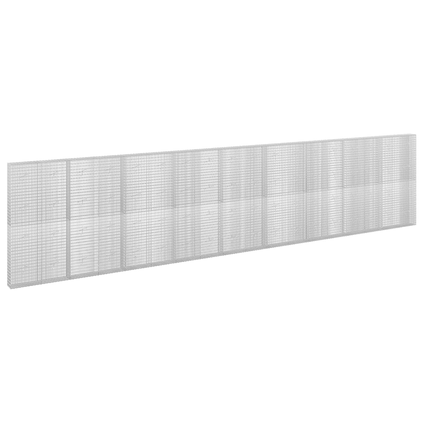 Gabione Mit 3,5 Mm Draht Und 5x2,5 Cm Maschen 900x20x200 Cm Vidaxl