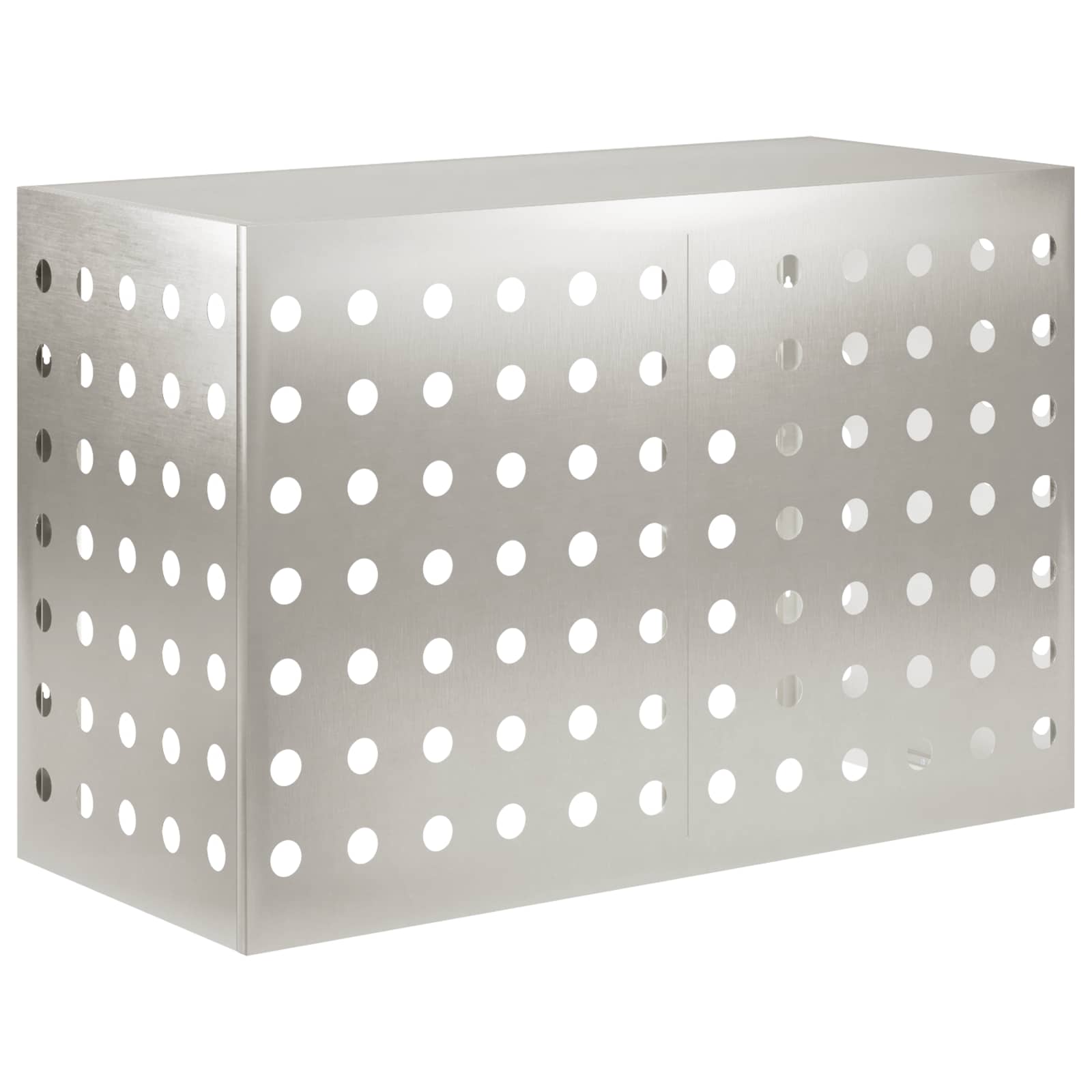 Vidaxl Air Conditioner Cover Silver 90 X 40 X 60 Cm Stainless Steel